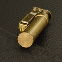 YuBang kérosène briquet à l'ancienne meule hommes métal briquet cigarette