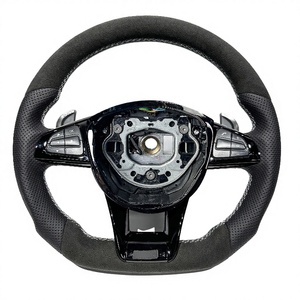 Volante de Cuero y Fibra para <span class=keywords><strong>Mercedes</strong></span> Benz W204 W205 W167 W213 W222 W207 W212, Venta Directa de Fábrica - Product Image 1