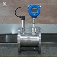 Customizable Thermal Mass Gas Flow Meter With Simultaneous Display of Temperature Flow and Pressure