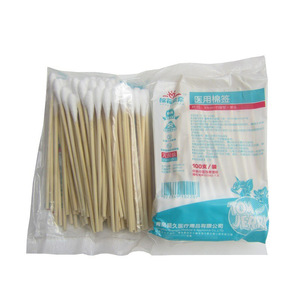 สำลีก้านปลอดเชื้อแบบใช้แล้วทิ้ง 8 ซม. 100 ชิ้น สำหรับใช้ทางนรีเวชและเครื่องสำอาง เกรดทางการแพทย์ - Product Image 5