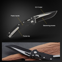 Couteau de survie pliant portable en acier inoxydable 3Cr13 Hongrui MZ-865 pour camping et chasse, vente en gros 2026