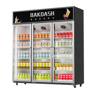 Không khí làm mát rượu vang và đồ uống lưu trữ siêu thị cửa kính hiển thị tủ lạnh đồ uống làm mát tủ lạnh - Product Image 6