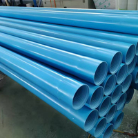 Tuyaux de puits profond en PVC haute pression DN80 DN150 DN100 pour l'alimentation en eau, filtre en plastique PVC 110 mm