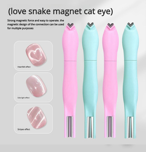 Bâtonnet Magnétique Rond 3-en-1 Super Puissant pour Effet Œil de Chat Cœur, Outil Magnétique DIY pour Vernis Gel UV Effet Œil de Chat et Nail Art - Product Image 1
