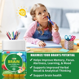 All'ingrosso professionale per bambini integratori per la salute olio algale DHA Gummies multivitaminico Omega 3 memoria - Product Image 3