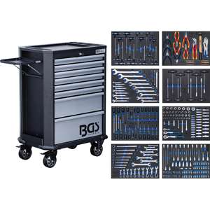 BGS Workshop <b>Trolley</b> 8 <b>Drawers</b> with 299 Tools - Product Image 1