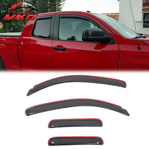 Viseras para Ventanas Laterales de Toyota Tundra Doble Cabina 07-21, Acrílicas, Protección Contra la Lluvia - Product Image 1