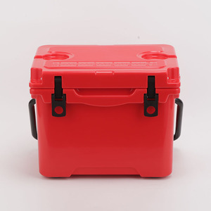 Glacière portable rotomoulée robuste 17QT à isolation thermique pour camping, pêche, chasse, avec panneau solaire et logo, étanche aux fuites - Product Image 4