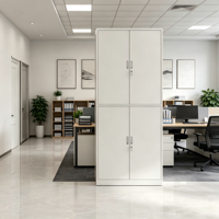 Archivador de Oficina Modular Plegable y Ajustable de Acero Moderno Homniture, con Sistema de Cierre con Llave y Gran Capacidad