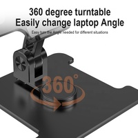 Nouvelle Arrivée 360 Degrés de Rotation Portable Pliable Réglable Ordinateur Portable Stand pour Bureau Adapte MacBook, Ordinateurs Portables 10 15 17 pouces