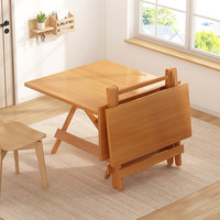 Table pliante, table à manger domestique, portable pour l'extérieur, pour chambre à louer, table à manger simple, petite table carrée, pour la rue