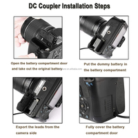 LP E10 LPE10 LP-E10 batterie factice DRE10 DR-E10 coupleur DC pour Can 4000D 3000D 1300D 1200D 1100D Kiss X50 T3 T5 T6