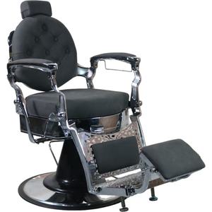 Chaise de salon de luxe, chaise de barbier, fauteuil de coiffure, chaise de coupe de cheveux, fabricant de chaises de barbier, chaises de barbier noires vintage rétro - Product Image 5