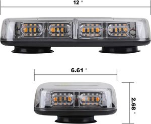 48 <span class=keywords><strong>Led</strong></span> <span class=keywords><strong>Strobe</strong></span> thanh ánh sáng khả năng hiển thị cao khẩn cấp an toàn cảnh báo Roof Top <span class=keywords><strong>Lights</strong></span> đối với tuyết cày xe tải - Product Image 2