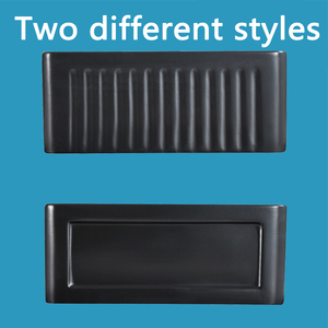 <span class=keywords><strong>Lavello</strong></span> da <span class=keywords><strong>cucina</strong></span> quadrato in ceramica fatto a mano da 23,42 pollici, a vasca singola, con foro singolo, da incasso sotto piano, semi-incasso, bianco/nero, facile da pulire - Product Image 5