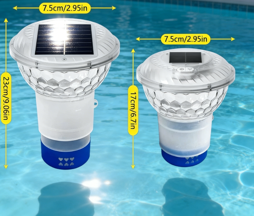 Eco-Friendly Solar Pool Lights, Energy-Saving Floating Lamps for Nighttime Swimming Pool Illumination
