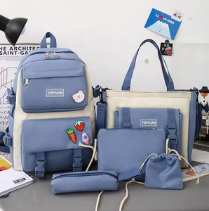 Nouvel ensemble de sacs d'école tendance 2026 pour étudiantes : Lot de 5 sacs mignons pour collégiennes et adolescentes - Product Image 4