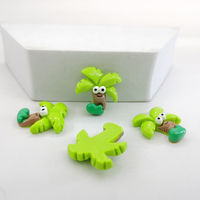 Bricolage accessoire de cheveux organisateur boucle de chaussure dessin animé mignon été noix de coco planche de surf accessoires en résine acrylique plastique Lucite perles
