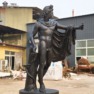 A grandezza naturale giardino greco moderno figura antica statua bronzo <span class=keywords><strong>Apollo</strong></span> <span class=keywords><strong>scultura</strong></span> per la vendita - Product Image 6