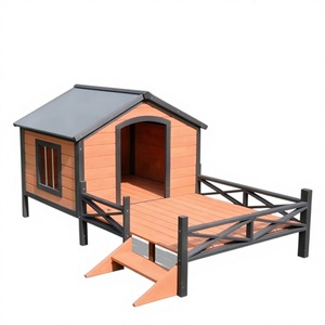 環境に優しい木製犬小屋 防風・防水 大型/中型犬種対応 オールシーズン 屋外使用 工場直販卸売 - Product Image 2