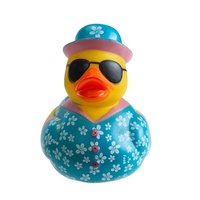 Jouets créatifs pour le bain petit canard jaune, pingouins en caoutchouc avec logo personnalisé qui flottent et sont amusants pour la piscine ou la salle de bain