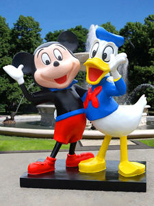 Escultura Grande de <span class=keywords><strong>Mickey</strong></span> Mouse para Centro Comercial, Parque y Jardín de Infancia, Adornos de Resina Ecológica, <span class=keywords><strong>Minnie</strong></span>, <span class=keywords><strong>Pato</strong></span> <span class=keywords><strong>Donald</strong></span> - Product Image 2
