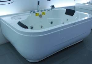 Baignoires Jacuzzi pour 2 Personnes FACING-TO-FACING, Hydromassage Intégré de Haute Qualité, Baignoires à Bulles pour Couples, Baignoires de Trempage WASOM - Product Image 3