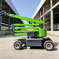 Plateforme de travail aérien télescopique automotrice électrique articulée 17m 12M 350kg, nacelle élévatrice électrique, table élévatrice