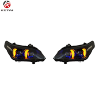 Phare avant à double support DRL Full LED à quatre lentilles, vente en gros pour BMW Série 5 E60 2005-2009