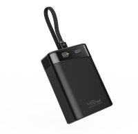 Batterie externe d'urgence haute capacité 20000 mAh Li-Polymère, chargeur portable avec câble de charge et affichage LED, charge rapide
