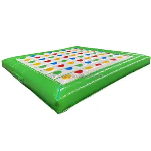 Kinder Erwachsene Karneval aufblasbares Twister-Spiel mit Luft gebläse