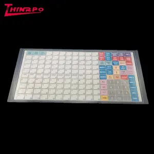 China Fabriek Op Maat Gemaakte Stofdichte Siliconen Rubber Toetsenbord Cover Leverancier Waterdichte Clear Protector Huid Siliconen Toetsenbord Cover