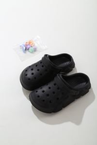 Çocuk açık plaj takunya kaymaz yumuşak bebek terlik düz yaz Sandal kids 'toptan erkek bebek terlik karikatür yengeç - Product Image 5