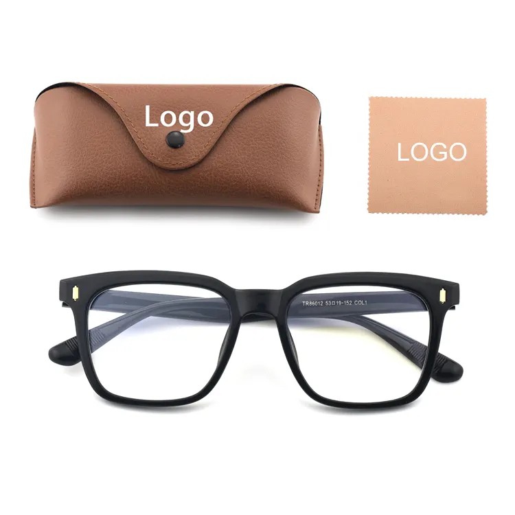 DOISYER New high end custom logo TR90 soft and light weight men glasses frames eyewear square big frame eyeglasses