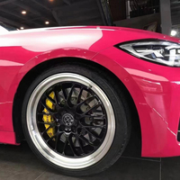 WRAPMASTER Film de protection de carrosserie automobile PPF TPU de haute qualité 1,52*15m, couleur violet betterave, fonction auto-réparatrice, changement de couleur de voiture