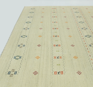 พรมขนสัตว์ทำมือสไตล์โบราณแบบอูชัก ลายชนเผ่าแบบเรียบง่าย โทนสีอบอุ่น ทนทานสูง เหมาะสำหรับการตกแต่งบ้านสไตล์โมเดิร์นที่อบอุ่น - Product Image 5