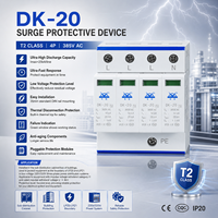 Dispositif de protection contre les surtensions de type 2 DK-20 SPD, 385 V, 3 phases, parafoudre basse tension, dispositif de protection contre les surtensions de classe II