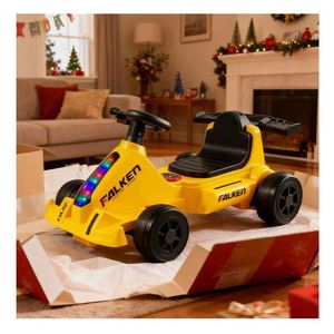 Enhanced Learning LED Music Ride on <b>Car</b> with <b>Pedal</b> Drive Plastic 6V4Ah Battery Durable & Safe for 2-4 Years Unisex - Product Image 2