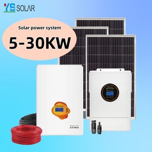 3KVA lai năng lượng mặt trời hệ thống 5KW Inverter Monocrystalline Bảng điều chỉnh 10KW trên mái nhà cài đặt wifi <span class=keywords><strong>Lithium</strong></span> <span class=keywords><strong>Battery</strong></span> MPPT điều khiển - Product Image 2