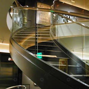 <span class=keywords><strong>Escalier</strong></span> de style moderne Prima, pour l'entrée intérieure, <span class=keywords><strong>avec</strong></span> garde-corps en verre, facile à installer - Product Image 4