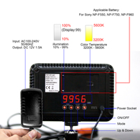 WOYO PDR010 Panneau de réparation de bosses sans peinture portable 12V LED, petit jaune, pour support lumineux PDR avec ventouse, fabriqué en matériau durable