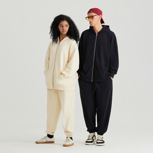 Breathable Knitted Men's Zip-Up <b>Hoodie</b> Autumn <b>Lightweight</b> Sweatshirt Custom Print & Embroidered Logo Option - Product Image 5