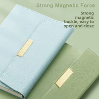 Nouveau coffret cadeau de carnet de notes A5 pour entreprise, bloc-notes en PU, couverture en cuir, reliure cousue, logo imprimable avec stylo et clé USB