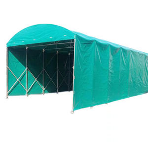 Carpa móvil plegable de PVC con toldo retráctil - Refugio impermeable y plegable para almacén - Product Image 3