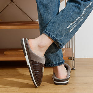 Fashion Popular Premium High Quality <strong>Men's</strong> <strong>slippers</strong> Fluffy Cozy Soft Cozy <strong>slippers</strong> Factory Price Custom Wholesale - Product Image 5