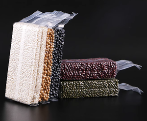 Sac de brique de riz transparent sac d'emballage de riz sous vide sac d'accordéon en plastique à grain carré de <span class=keywords><strong>millet</strong></span> alimentaire épaissi - Product Image 5