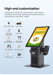 Chất lượng cao 21.5 inch cáp điện thiết bị đầu cuối Uốn Tóc bồng máy bán tự động dây thiết bị đầu cuối hỗ trợ in vé - Product Image 2