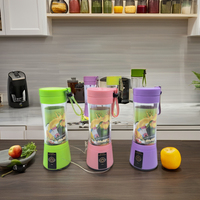 Mini-mixeur électrique portable, machine à jus domestique, mixeur de fruits sans fil rechargeable par USB, assistant de cuisine