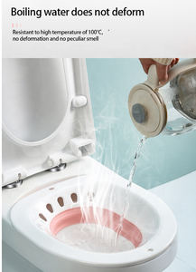 Asiento plegable Yoni con limpiador para higiene femenina, para pacientes con hemorroides, cuidado posoperatorio, lavabo de baño, OEM ODM, personalizado - Product Image 4
