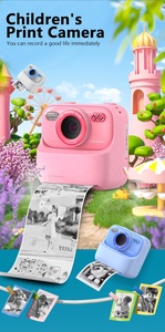 Appareil photo à impression instantanée à double objectif avec carte TF de 32 Go, écran HD de 2.4 pouces et endurance vidéo 3.5H, cadeau d'anniversaire pour garçons et filles - Product Image 5
